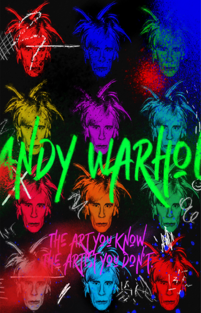 Andy Warhol ve Kendisi Cam Tablo || Tasarımcı Koleksiyonu
