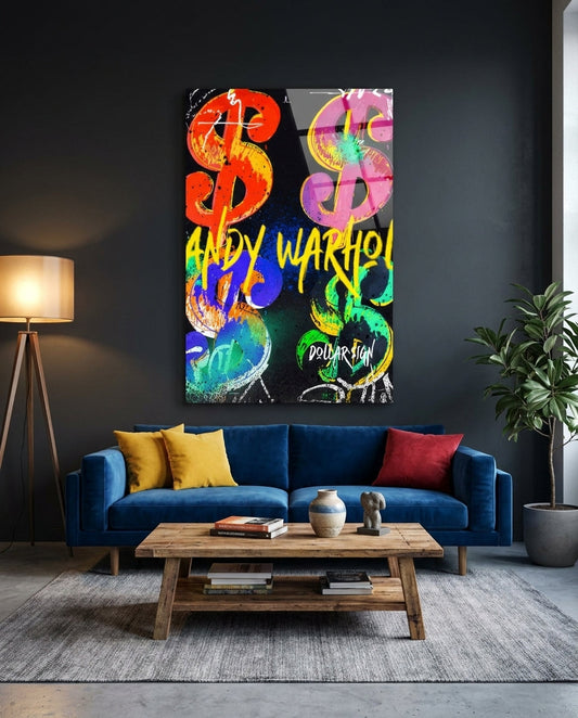 Pop Sanat Efsanesi Cam Tablo || Tasarımcı Koleksiyonu