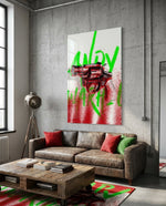 Pop Sanat Efsanesi Cam Tablo || Tasarımcı Koleksiyonu