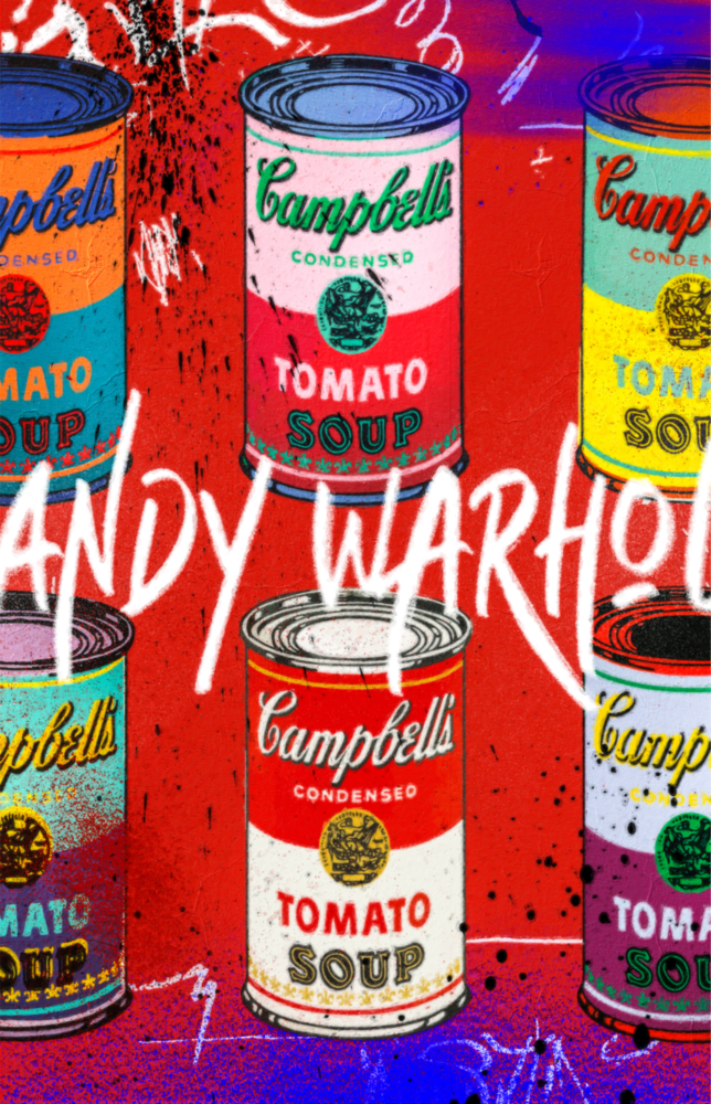 Andy Warhol ve Kutular Cam Tablo || Tasarımcı Koleksiyonu