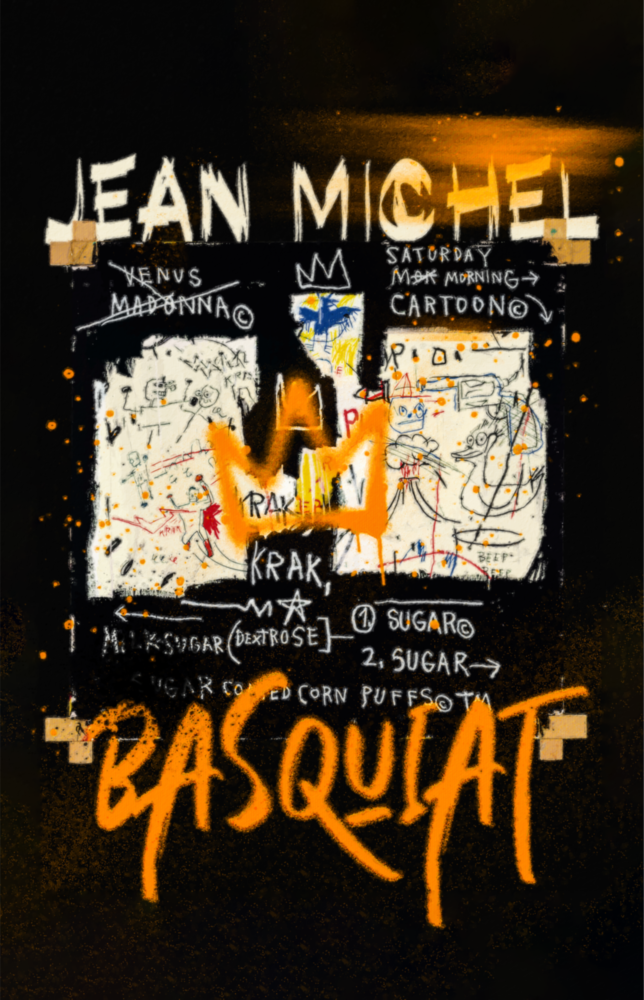 Jean-Michel Basquiat'nın tarzı Cam Tablo || Tasarımcı Koleksiyonu