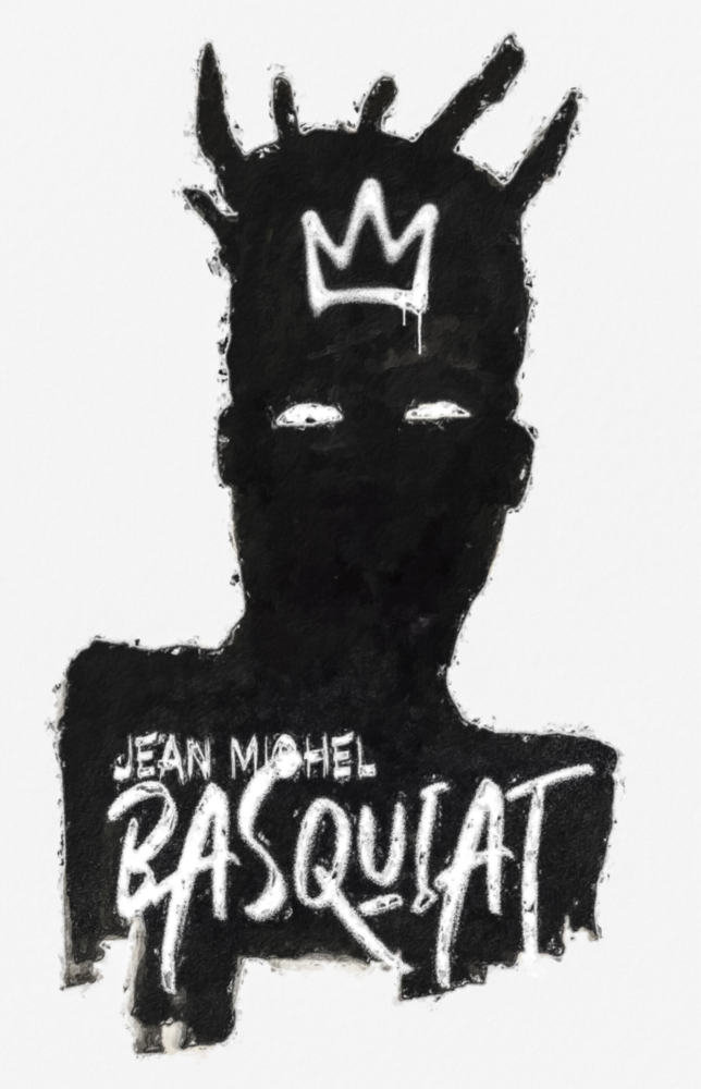 Jean-Michel Basquiat'nın tarzı Cam Tablo || Tasarımcı Koleksiyonu