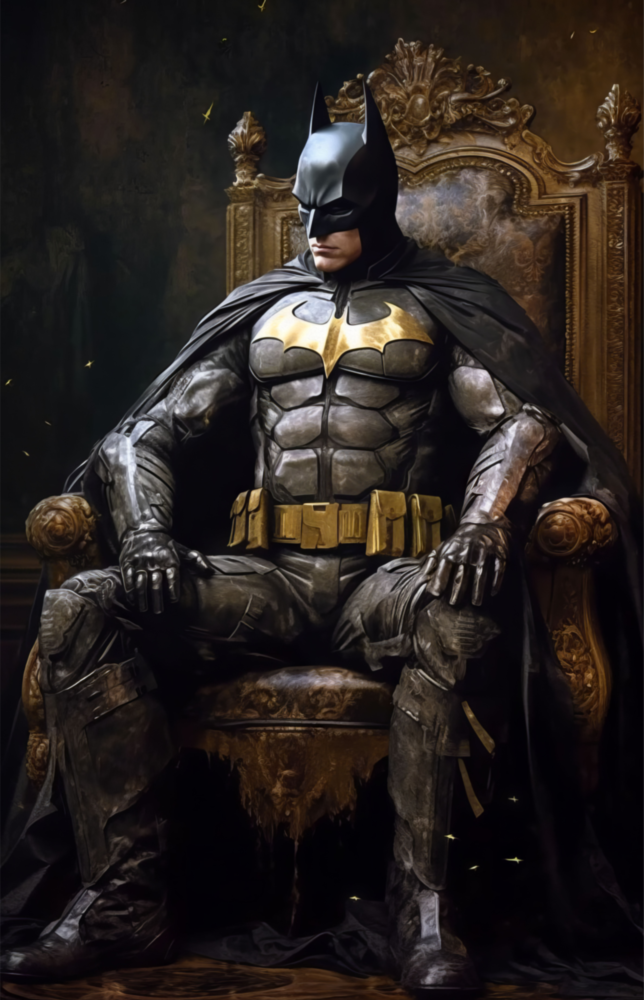 Tahttaki Batman Cam Tablo || Tasarımcı Koleksiyonu