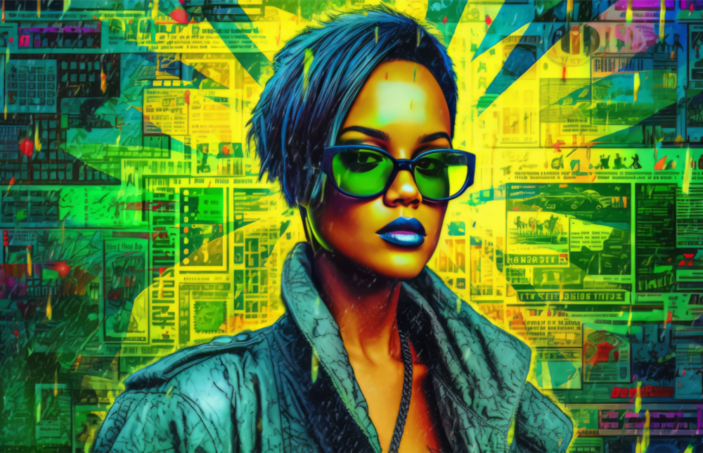 Rihanna Cam Tablo || Tasarımcı Koleksiyonu