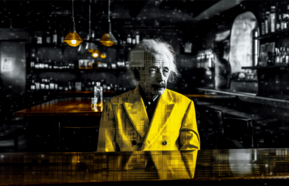 Bardaki Einstein Cam Tablo || Tasarımcı Koleksiyonu