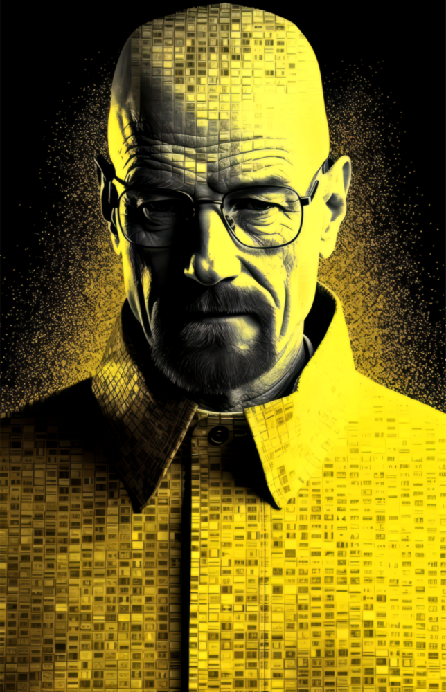 Heisenberg Cam Tablo || Tasarımcı Koleksiyonu