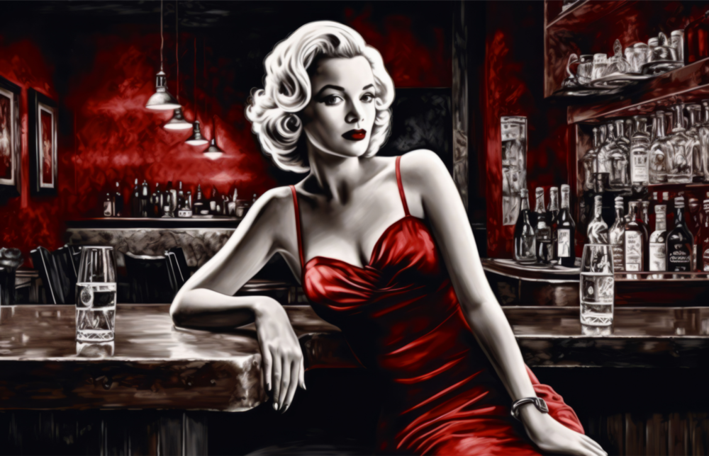 Barda Marilyn Cam Tablo || Tasarımcı Koleksiyonu