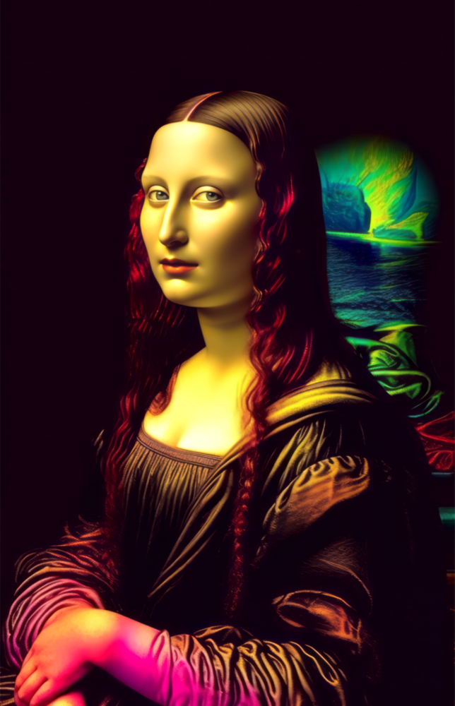 Mona Lisa V2 Cam Tablo || Tasarımcı Koleksiyonu