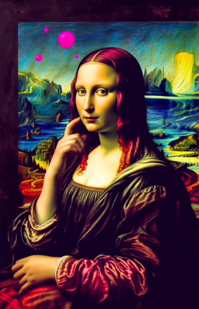 Mona Lisa V2 Cam Tablo || Tasarımcı Koleksiyonu