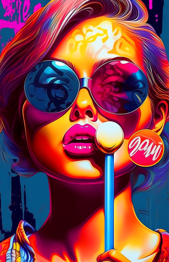 Lolipop Cam Tablo || Tasarımcı Koleksiyonu