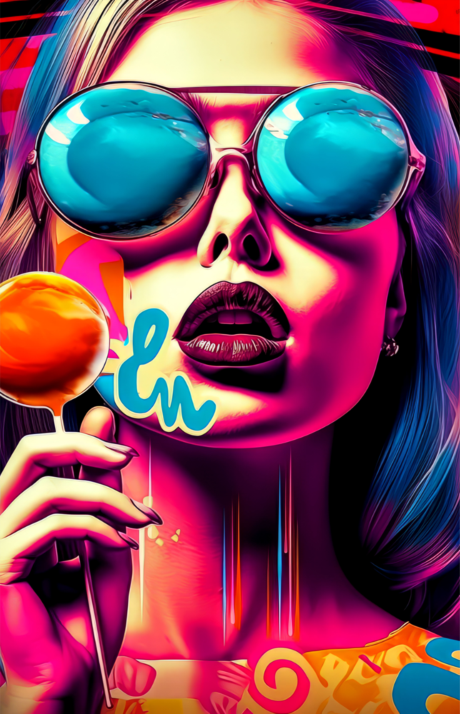 Lolipop Cam Tablo || Tasarımcı Koleksiyonu
