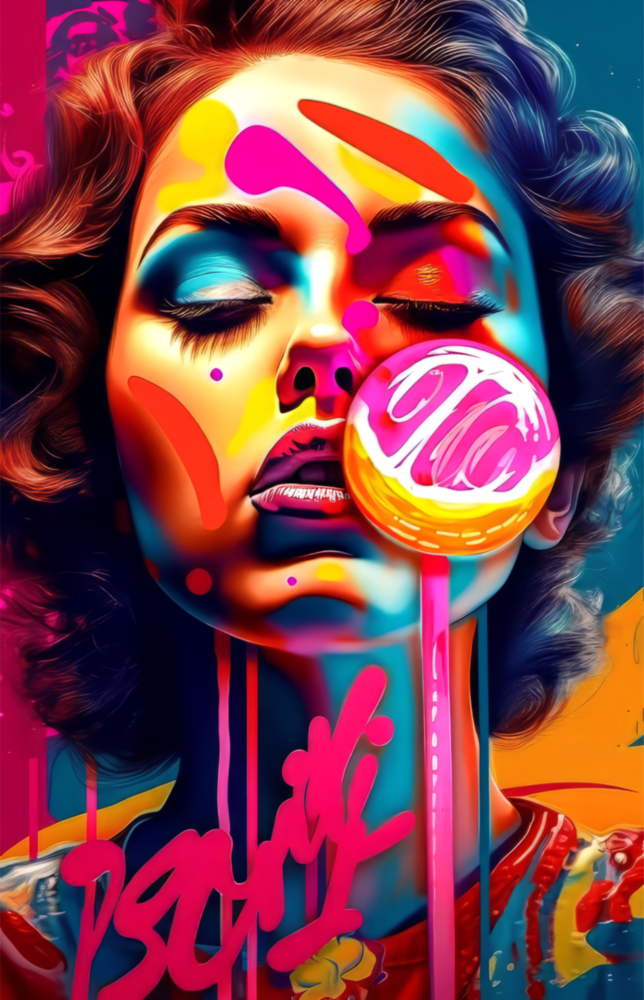 Lolipop Cam Tablo || Tasarımcı Koleksiyonu