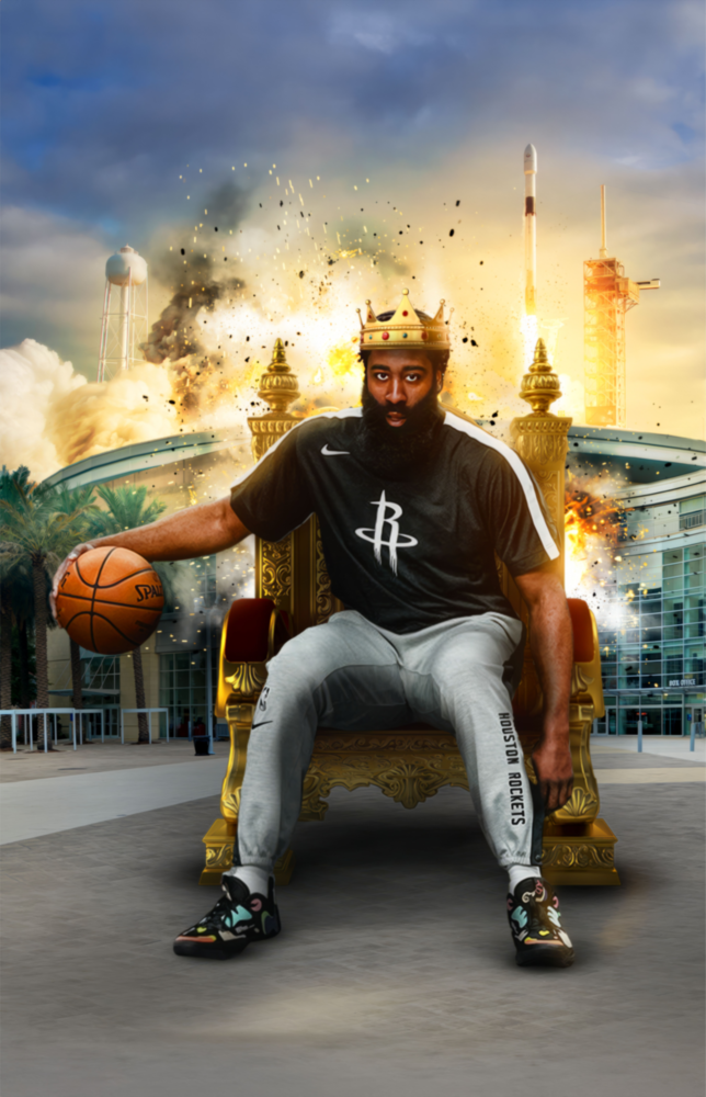 James Harden Cam Tablo || Tasarımcı Koleksiyonu