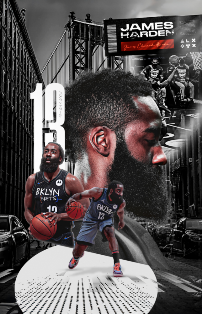 James Harden Cam Tablo || Tasarımcı Koleksiyonu