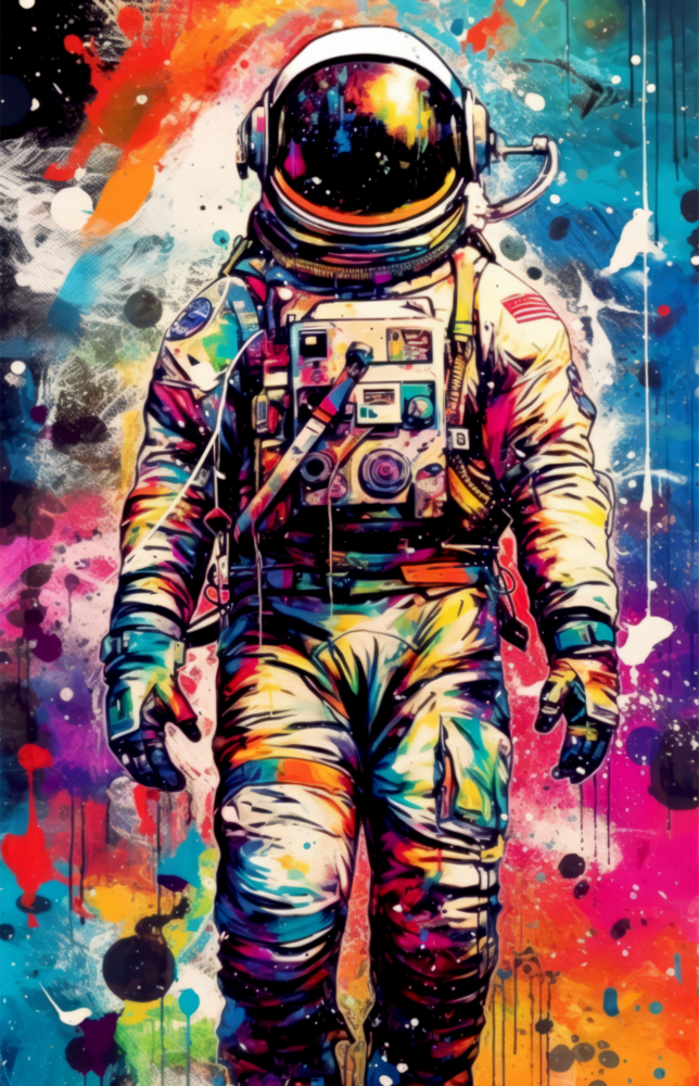 Astronot Cam Tablo || Tasarımcı Koleksiyonu