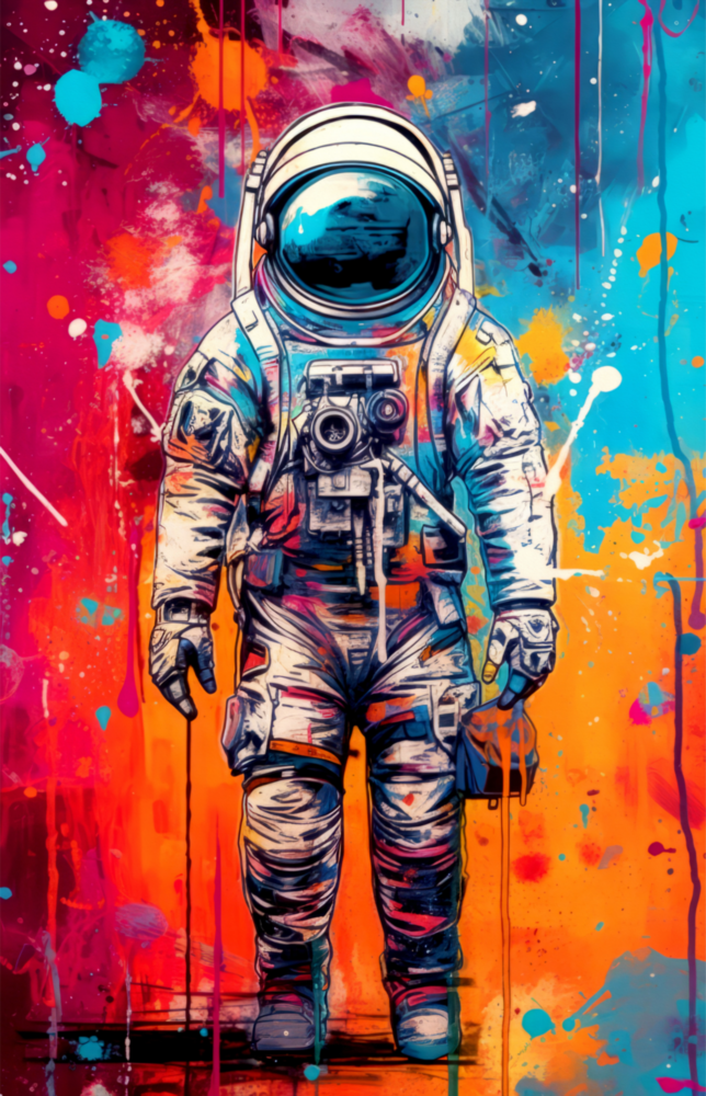Astronot Cam Tablo || Tasarımcı Koleksiyonu