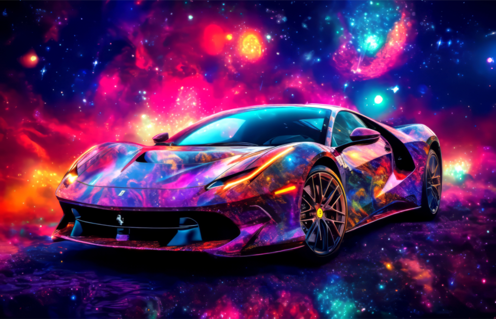 Ferrari Cam Tablo || Tasarımcı Koleksiyonu