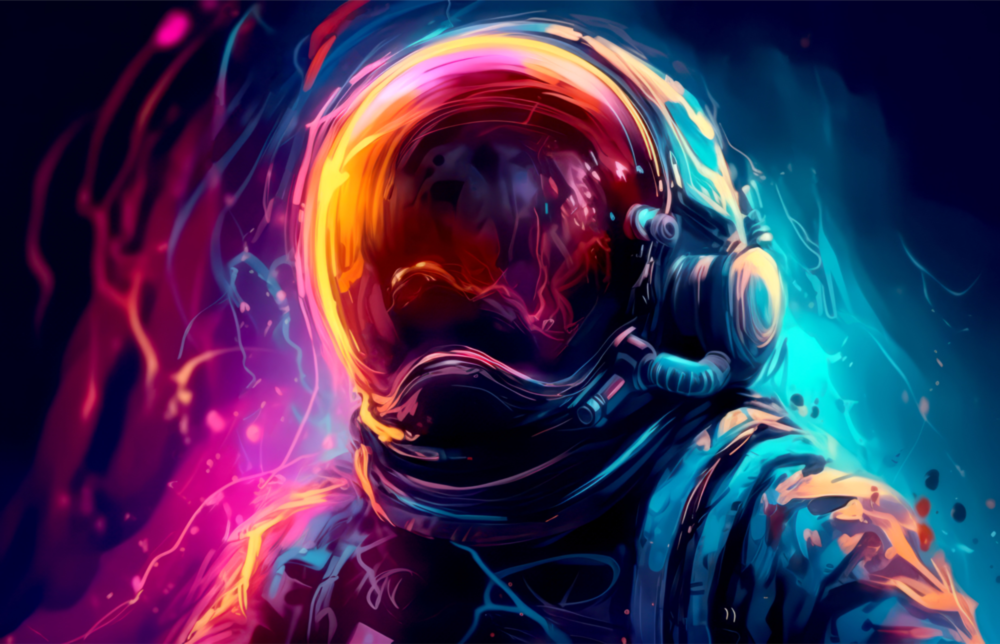 Astronot Cam Tablo || Tasarımcı Koleksiyonu