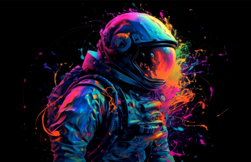 Astronot Cam Tablo || Tasarımcı Koleksiyonu