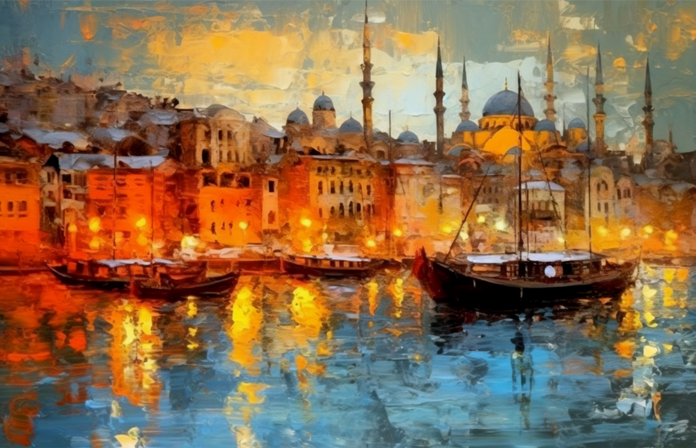 İstanbul Cam Tablo || Tasarımcı Koleksiyonu