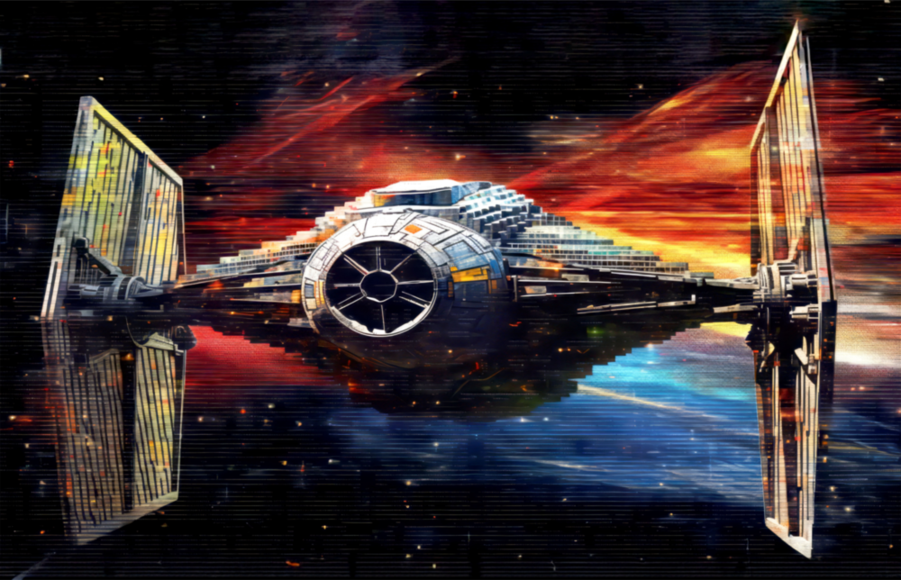 Tie Fighter Cam Talo || Tasarımcı Koleksiyonu