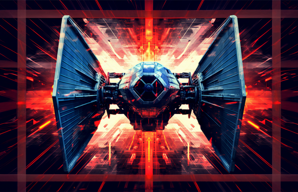 Tie Fighter Cam Talo || Tasarımcı Koleksiyonu
