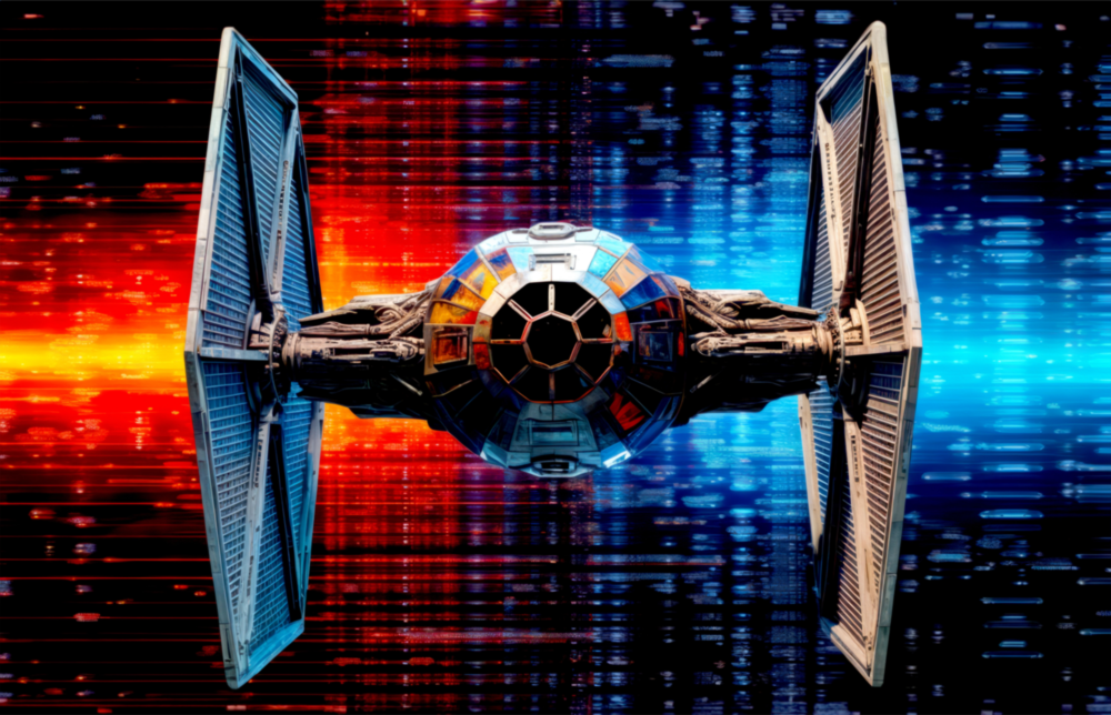 Tie Fighter Cam Talo || Tasarımcı Koleksiyonu