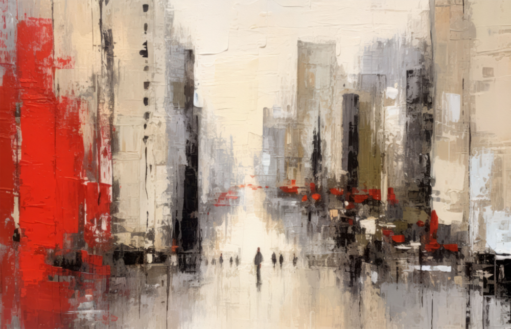Şehir Silüeti Cam Tablo || Tasarımcı Koleksiyonu