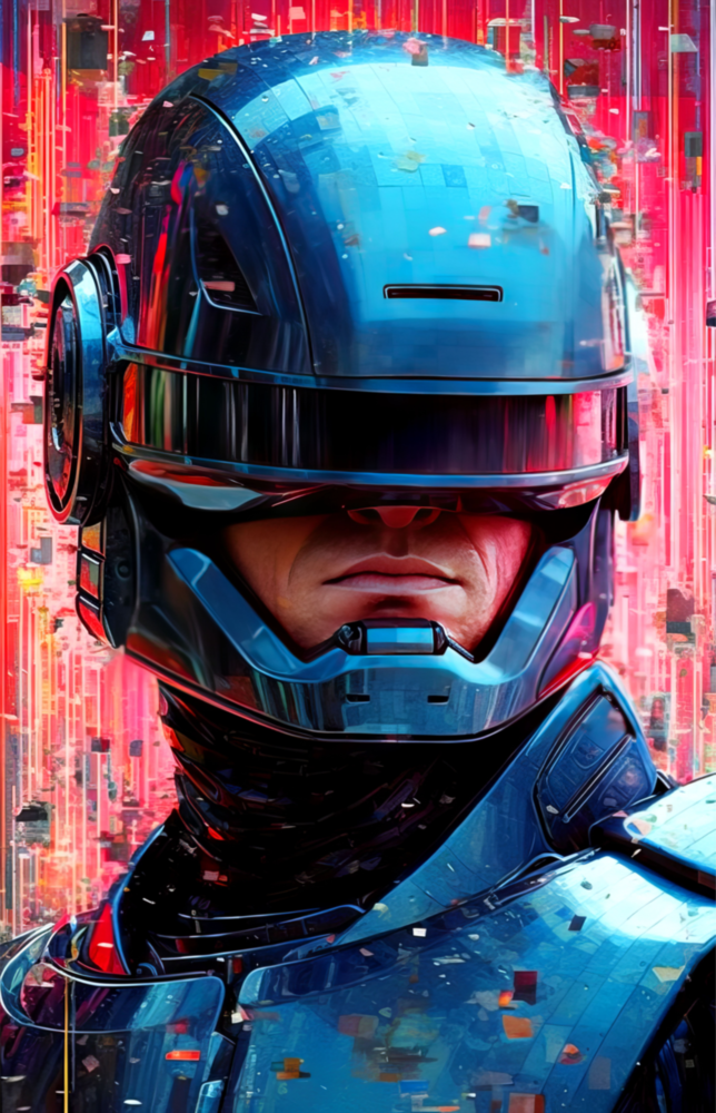 Robocop Cam Tablo || Tasarımcı Koleksiyonu