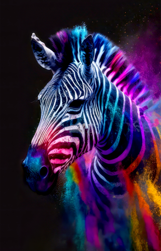 Zebra Cam Tablo || Tasarımcı Koleksiyonu