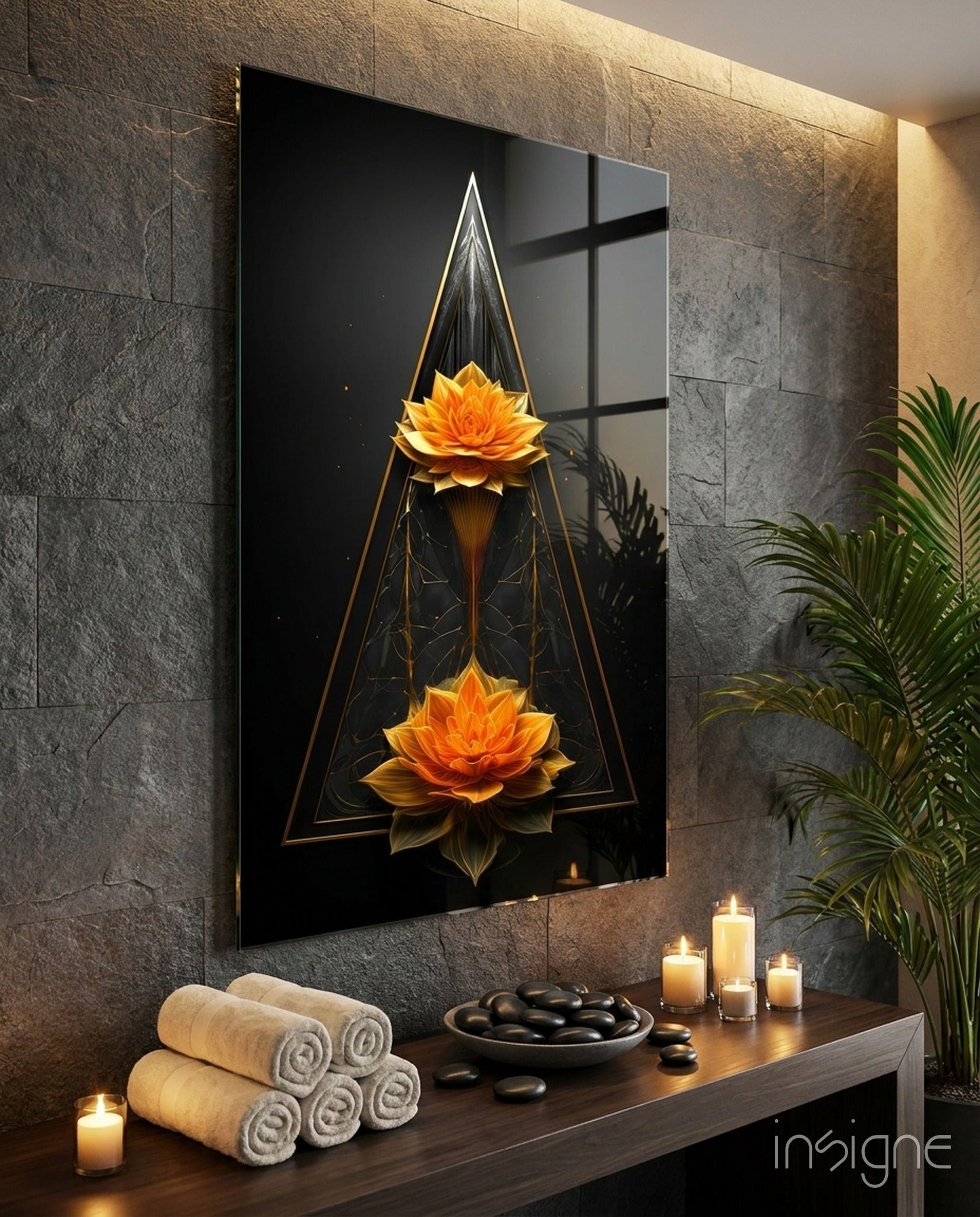 Lotus Cam Tablo || Tasarımcı Koleksiyonu