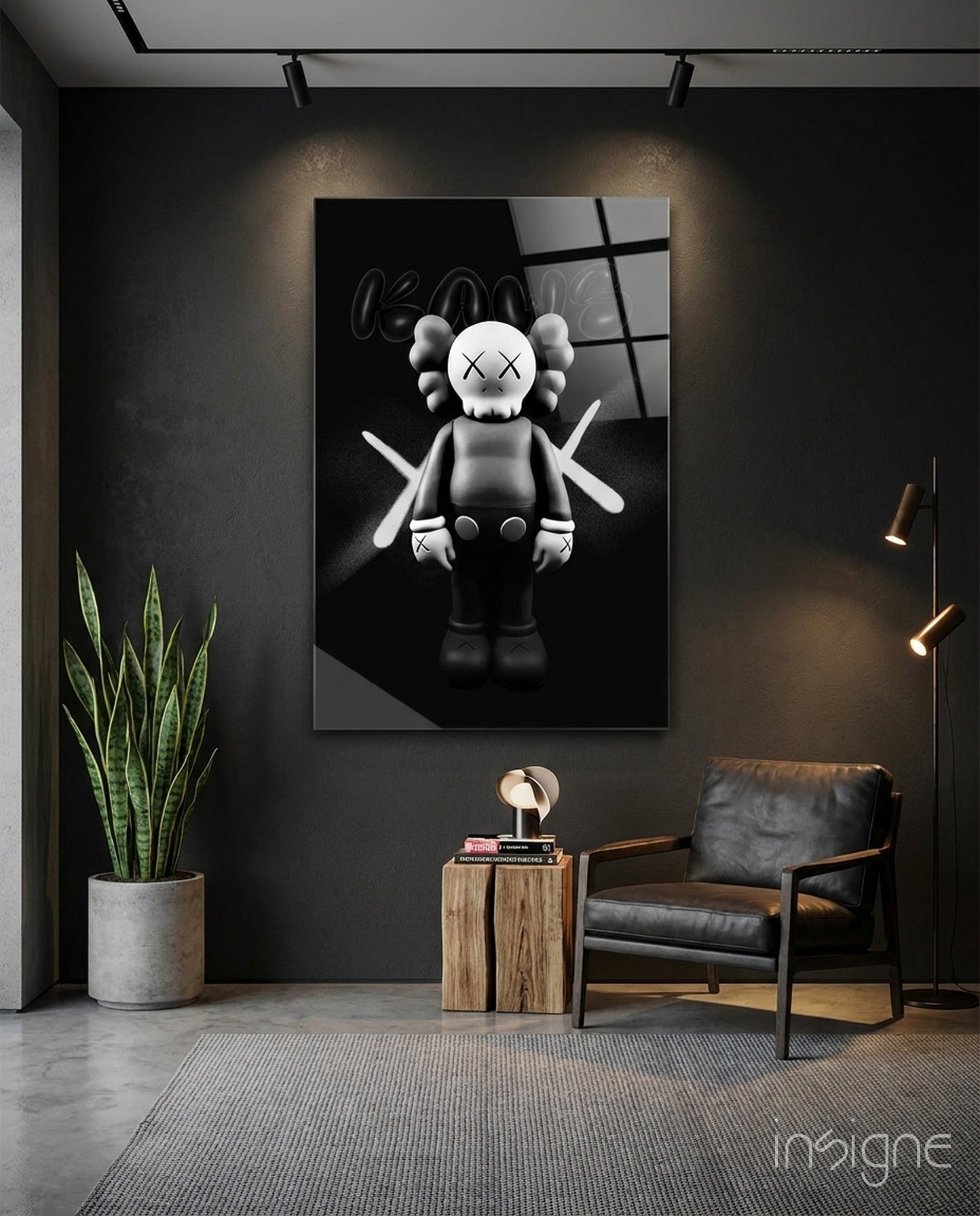 Modern Vinil Figür Cam Tablo || Tasarımcı Koleksiyonu