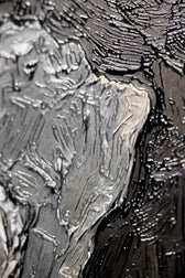 Titanium Terra Impasto — 3D Kabartmalı Premium Duvar Sanatı