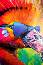 Flamingo Ritmi — 3D Kabartmalı Premium Duvar Sanatı