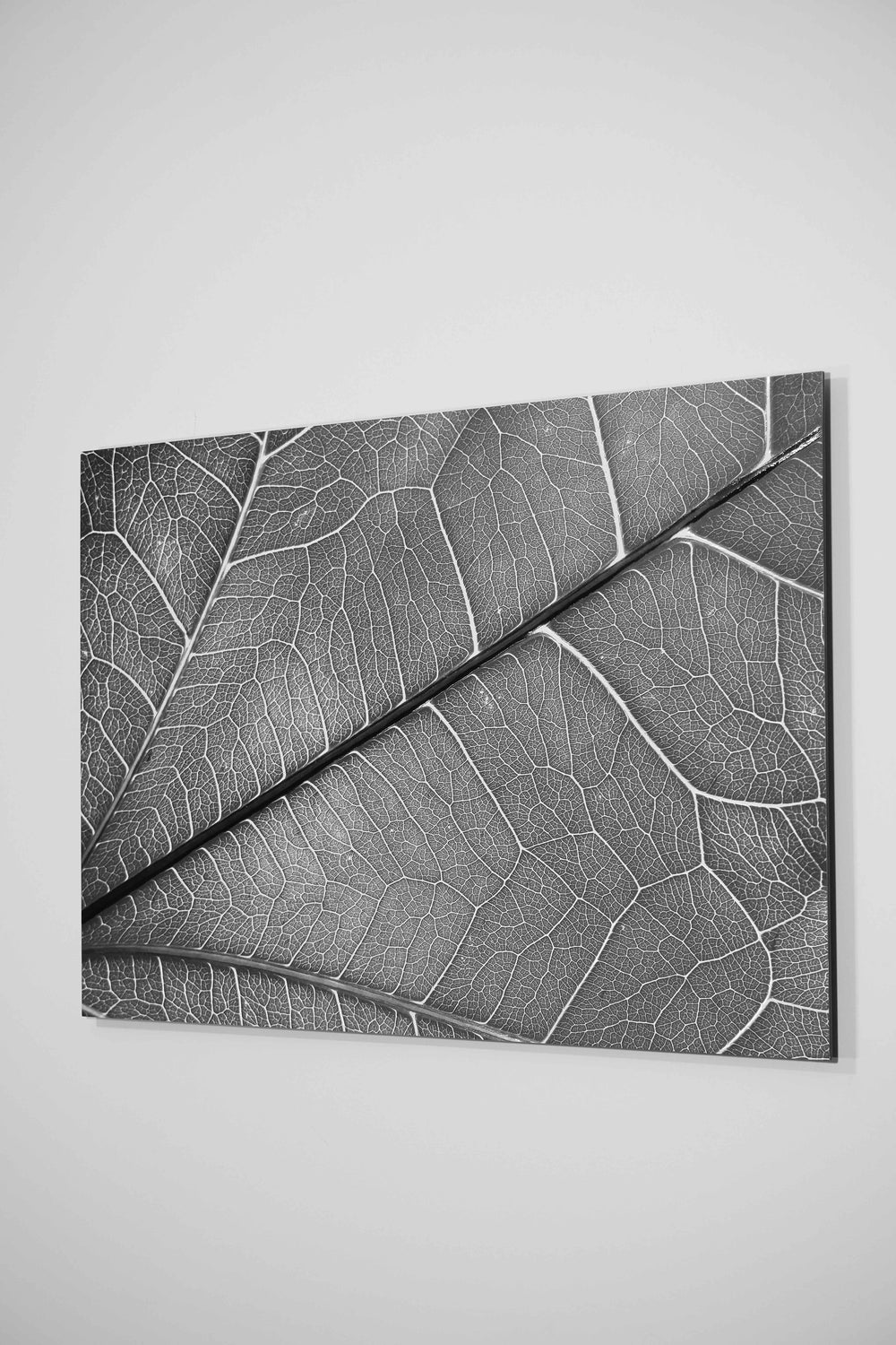 Silver Veins – 3D Kabartmalı, Parlak Lak Detaylı Alüminyum Tablo