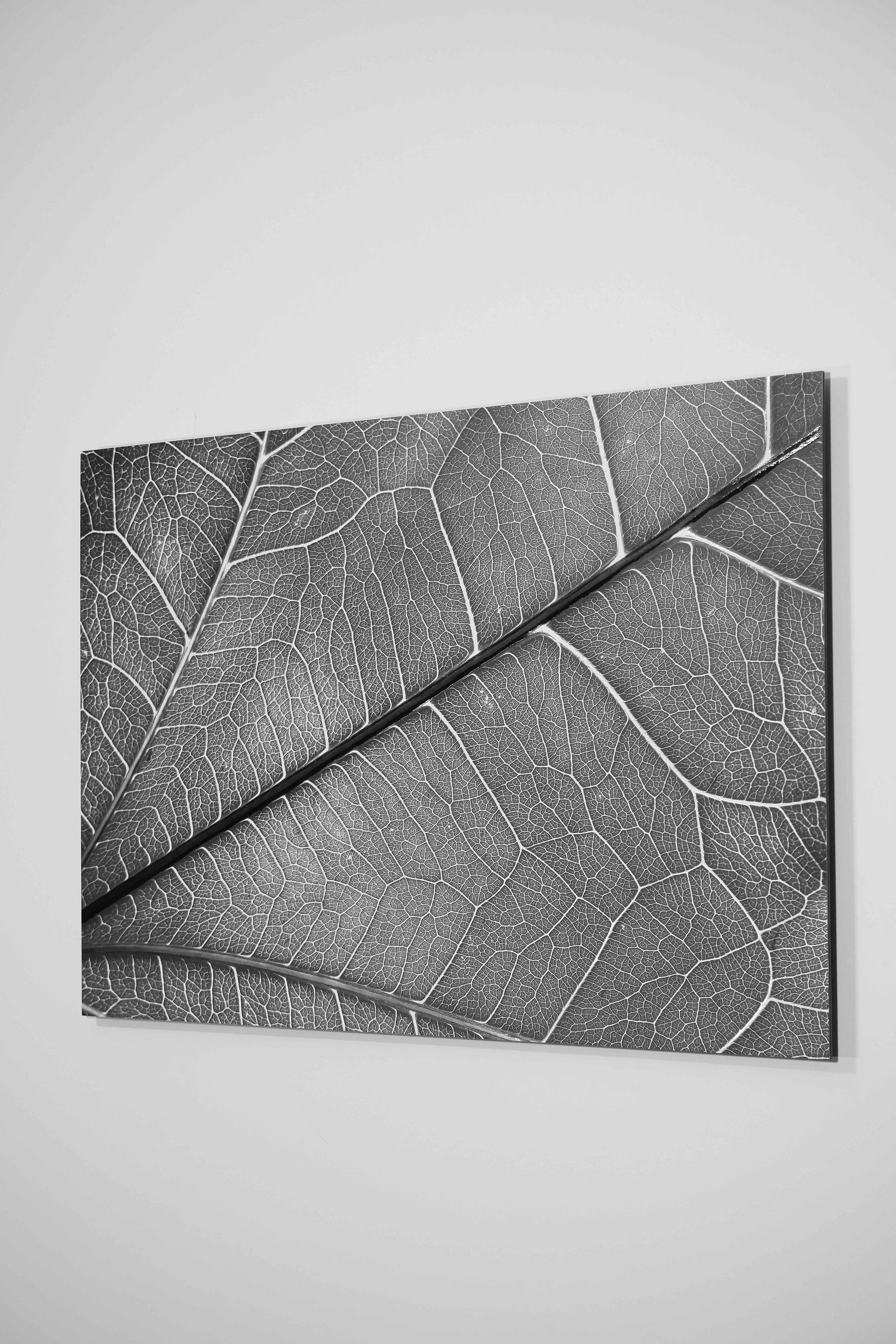 Silver Veins – 3D Kabartmalı, Parlak Lak Detaylı Alüminyum Tablo