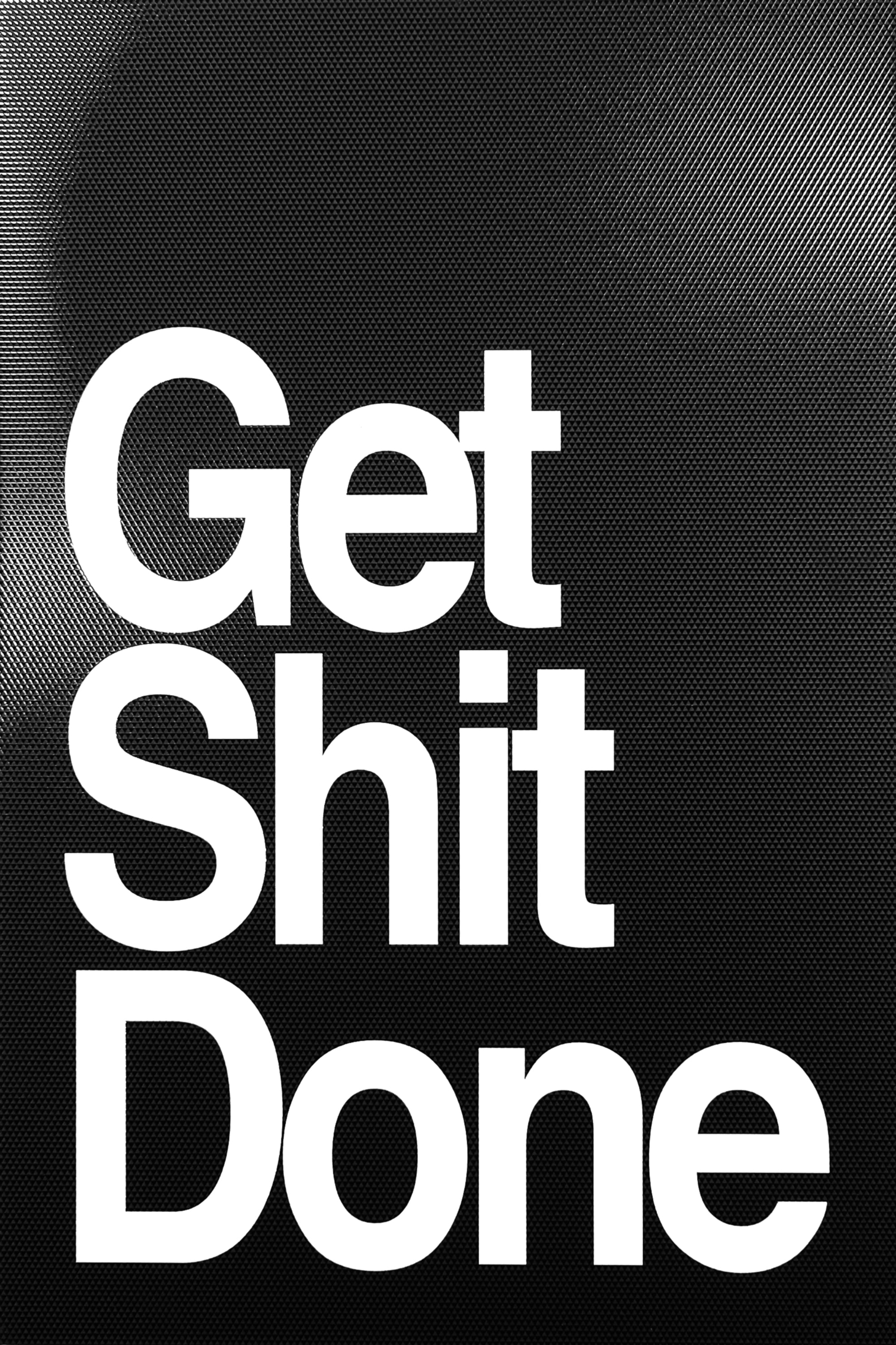 3D Prizma-Lake Ritmi — Saf Parlak Kabartma Baskı