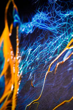Neon Panther Pulse — 3D Kabartmalı Premium Duvar Sanatı