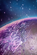 Cosmic Lunar Solitude — 3D Kabartmalı Premium Duvar Sanatı