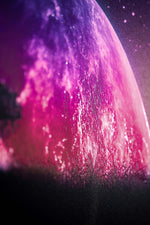Cosmic Lunar Solitude — 3D Kabartmalı Premium Duvar Sanatı