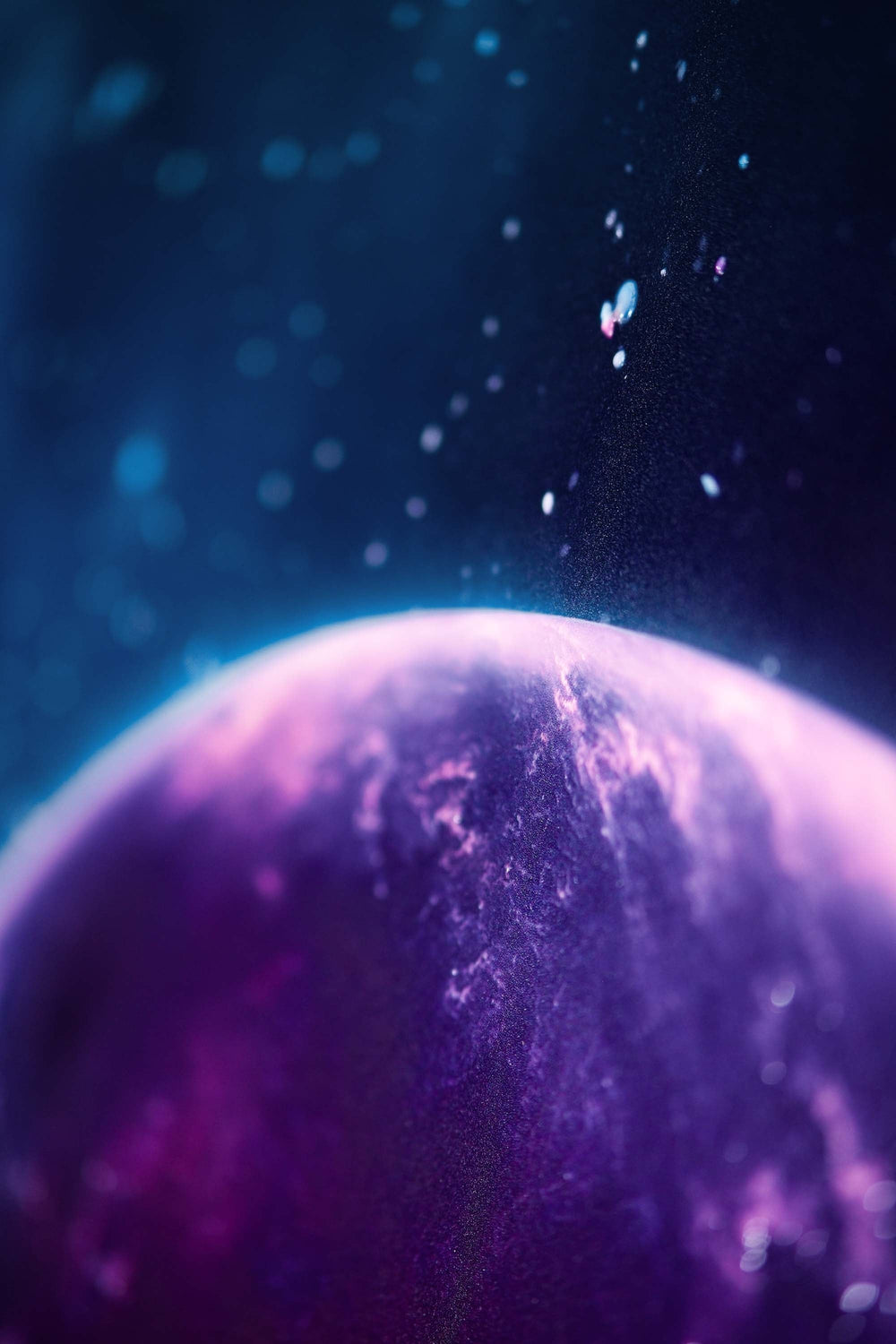 Cosmic Lunar Solitude — 3D Kabartmalı Premium Duvar Sanatı