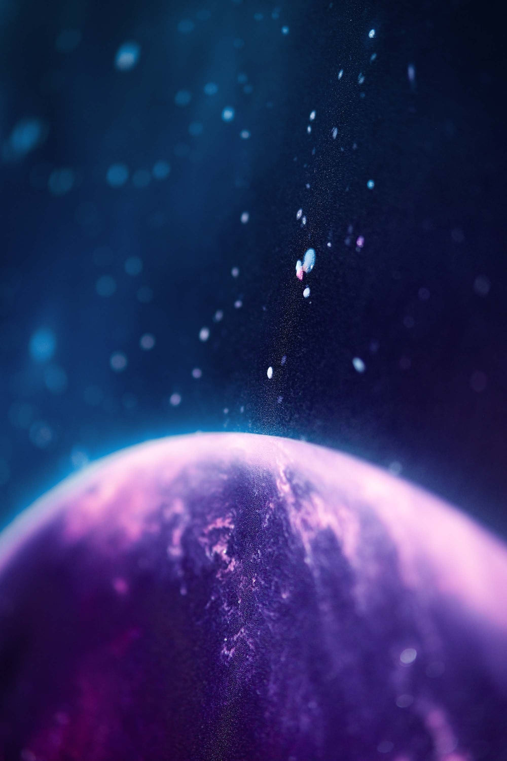 Cosmic Lunar Solitude — 3D Kabartmalı Premium Duvar Sanatı