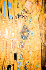 Gustav Klimt Öpücük — 3D Kabartmalı Premium Duvar Sanatı