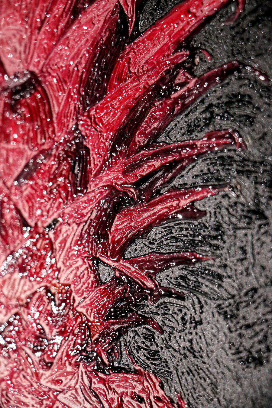 Elektrikli Ananas Ritmi — 3D Kabartmalı Premium Duvar Sanatı