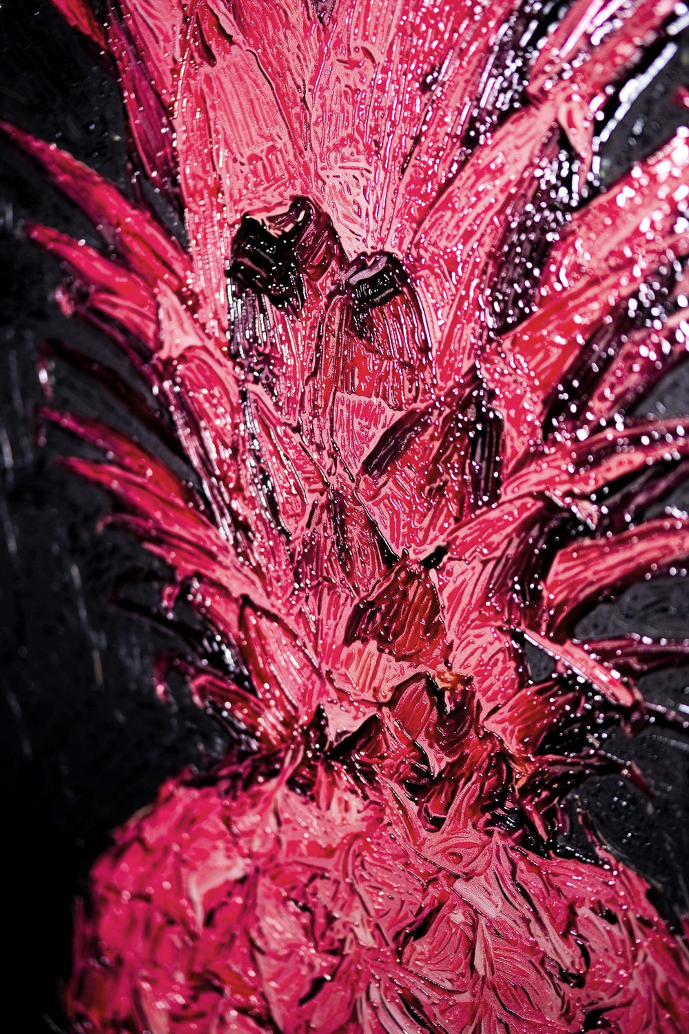 Elektrikli Ananas Ritmi — 3D Kabartmalı Premium Duvar Sanatı