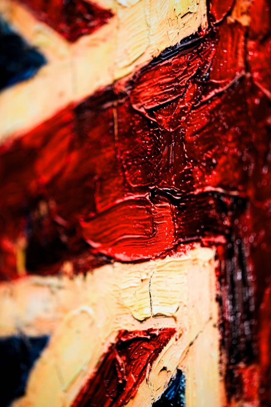 Imperial Heritage: Sculpted Union Jack — 3D Kabartmalı Premium Duvar Sanatı