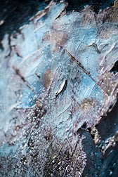 Sapphire Metallic Atlas — 3D Kabartmalı Premium Duvar Sanatı