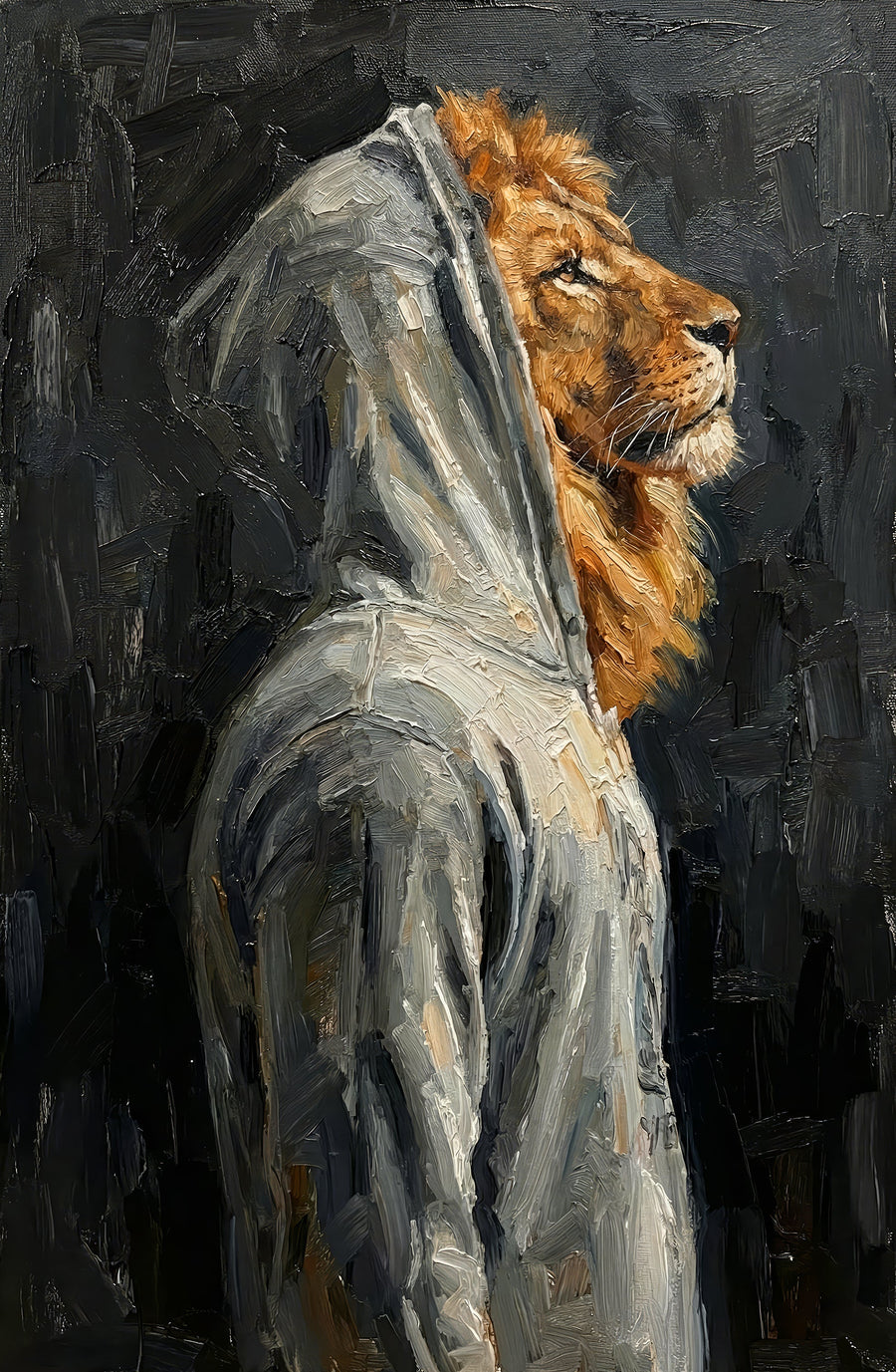 Görkemli Şehir Hükümdarı — 3D Kabartmalı Premium Duvar Sanatı