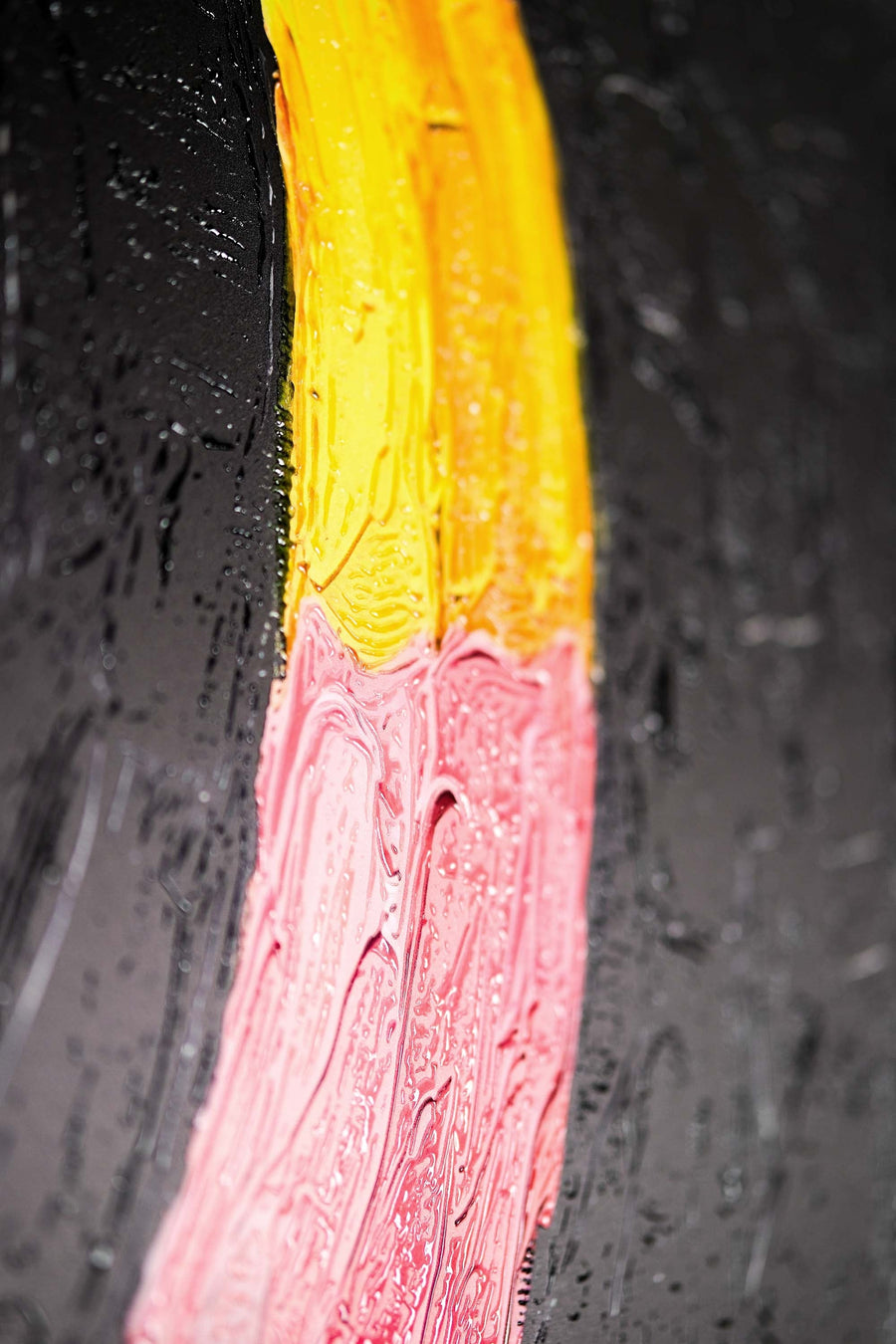 Velvet Drip — 3D Kabartmalı Premium Duvar Sanatı