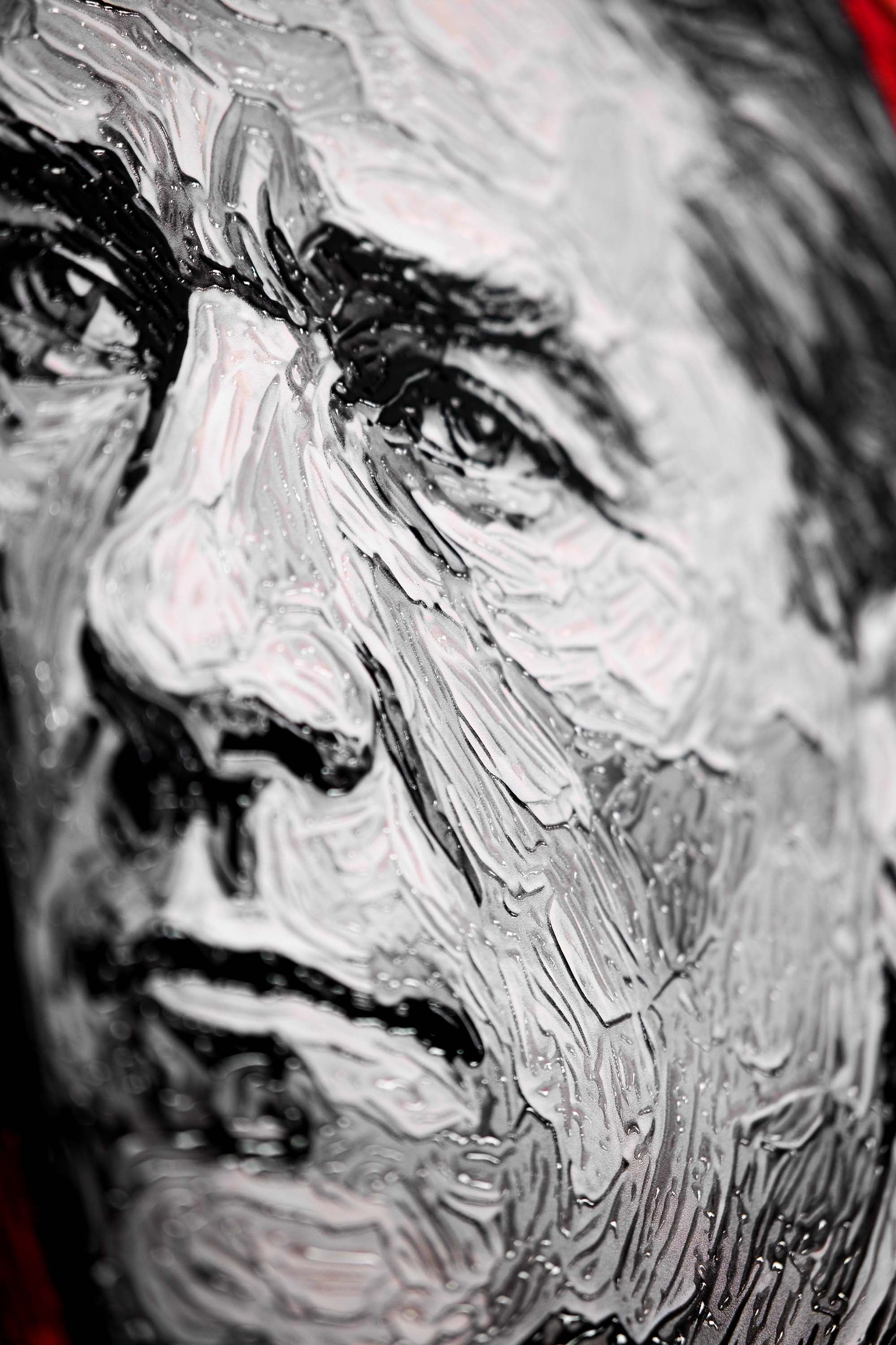Atatürk — 3D Kabartmalı Premium Duvar Sanatı